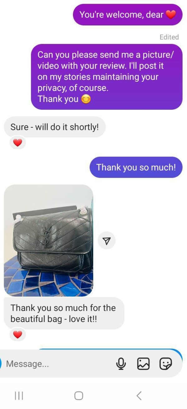 Hi, I'm Grace. 😊 Welcome to my website (Pay After Video QC-GraceLuxeSource). 👋 Click the Facebook icon in the lower right to contact me. I'll send you a free 360-degree HD quality inspection video in about 2 days. 📹 Confirm payment after watching; if you don't like it, no need to pay. 👍-499734554520