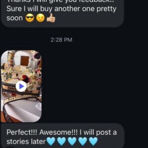 Hi, I'm Grace. 😊 Welcome to my website (Pay After Video QC-GraceLuxeSource). 👋 Click the Facebook icon in the lower right to contact me. I'll send you a free 360-degree HD quality inspection video in about 2 days. 📹 Confirm payment after watching; if you don't like it, no need to pay. 👍-396688081709