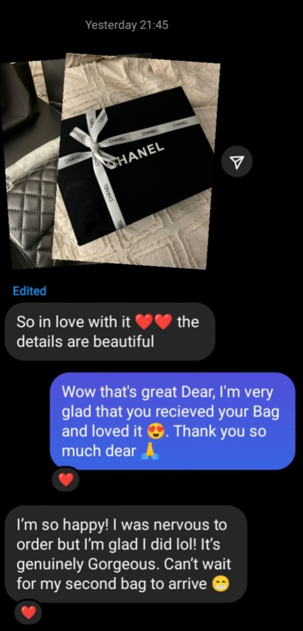 Hi, I'm Grace. 😊 Welcome to my website (Pay After Video QC-GraceLuxeSource). 👋 Click the Facebook icon in the lower right to contact me. I'll send you a free 360-degree HD quality inspection video in about 2 days. 📹 Confirm payment after watching; if you don't like it, no need to pay. 👍-430346726108