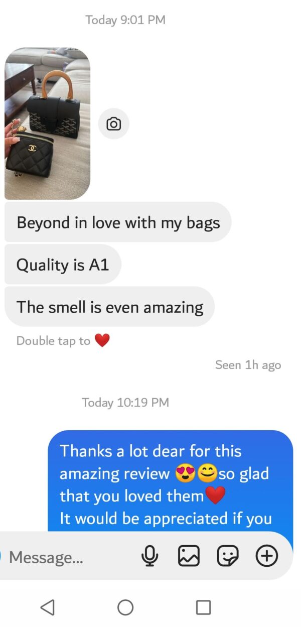Hi, I'm Grace. 😊 Welcome to my website (Pay After Video QC-GraceLuxeSource). 👋 Click the Facebook icon in the lower right to contact me. I'll send you a free 360-degree HD quality inspection video in about 2 days. 📹 Confirm payment after watching; if you don't like it, no need to pay. 👍-338204740712 - Image 2