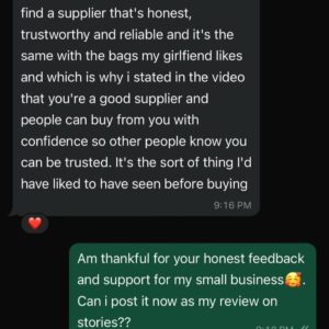 Hi, I'm Grace. 😊 Welcome to my website (Pay After Video QC-GraceLuxeSource). 👋 Click the Facebook icon in the lower right to contact me. I'll send you a free 360-degree HD quality inspection video in about 2 days. 📹 Confirm payment after watching; if you don't like it, no need to pay. 👍-977286933050