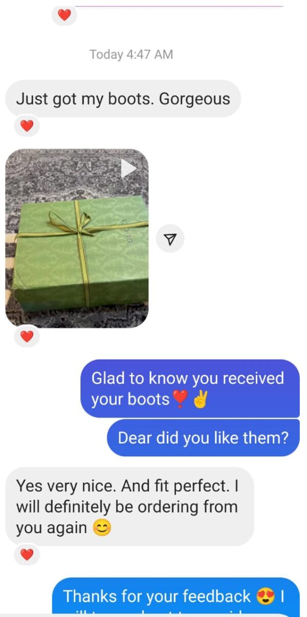 Hi, I'm Grace. 😊 Welcome to my website (Pay After Video QC-GraceLuxeSource). 👋 Click the Facebook icon in the lower right to contact me. I'll send you a free 360-degree HD quality inspection video in about 2 days. 📹 Confirm payment after watching; if you don't like it, no need to pay. 👍-156699395465