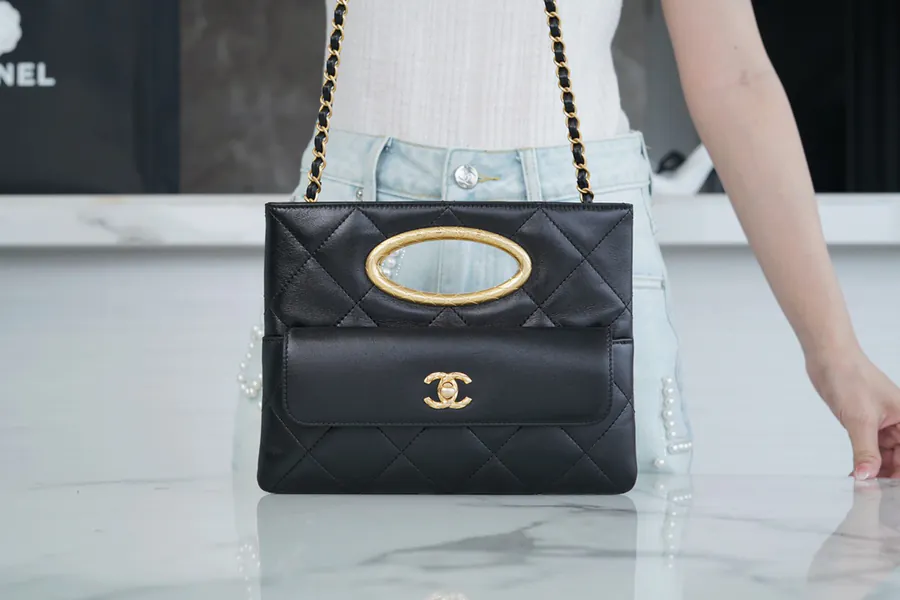 Channel 24B Evening Bag with Vintage Style