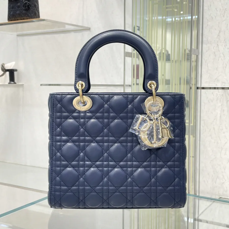 P750 Premium Quality Five-Cell Leather Sea Blue Gold