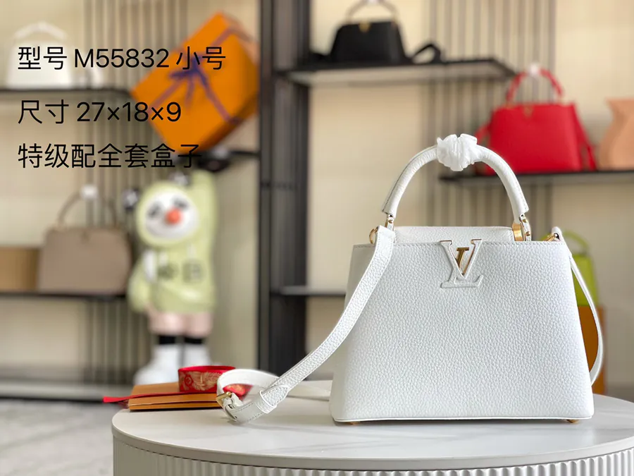 Louis Vuitton Capucines Handbag - Premium Set with Tax-Free Packaging