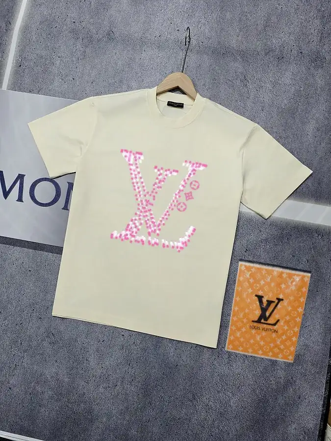 Original Factory Louis Vuitton Logo Print Short Sleeve