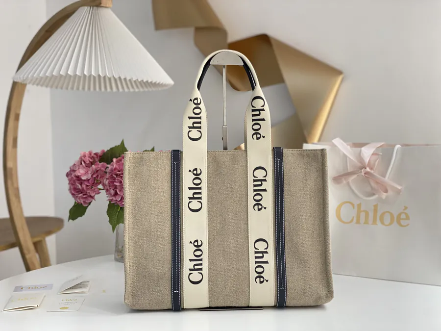 Chloe Woody Large Tote Bag